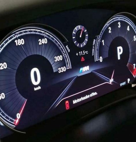 Tachoerweiterung auf 330 km/h für BMW G-Modelle