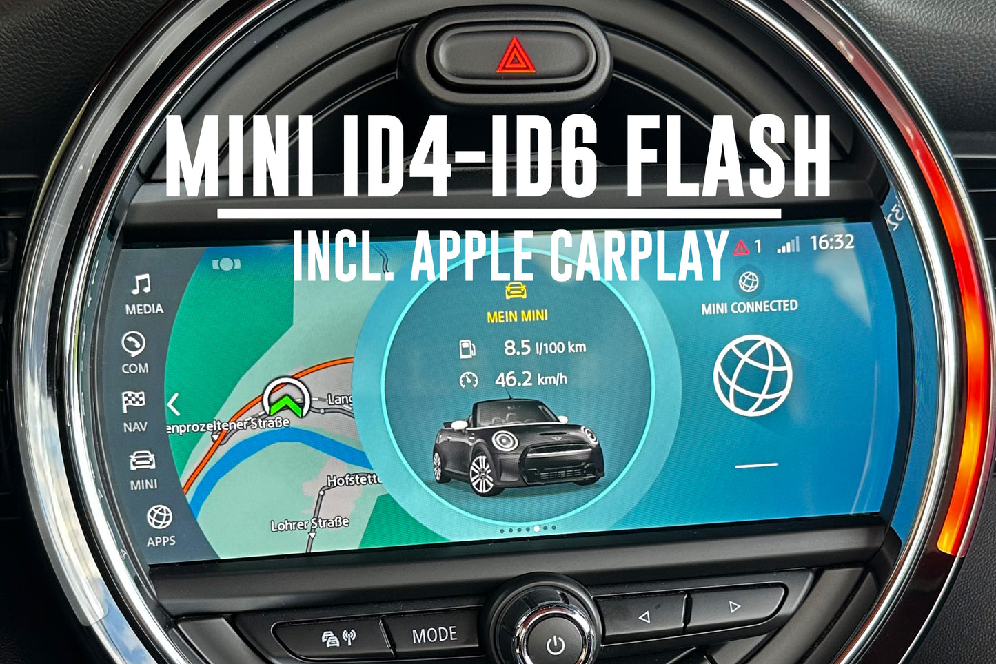 MINI ID4 auf ID6 Evo Flash inkl. Apple Carplay