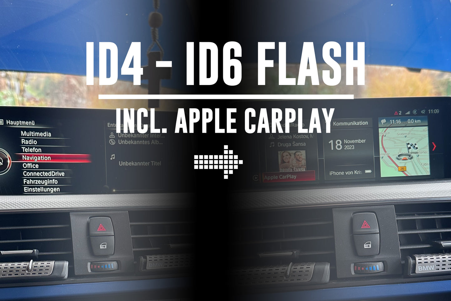 NBT Evo ID4 auf ID5/ID6 Flash inkl. Carplay
