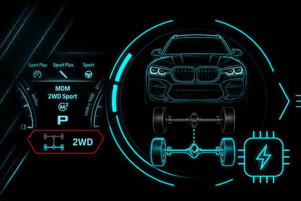 Aktivierung 2WD M xDrive Flash / Heckantriebsmodus - für BMW X3M / X4M F97 F98