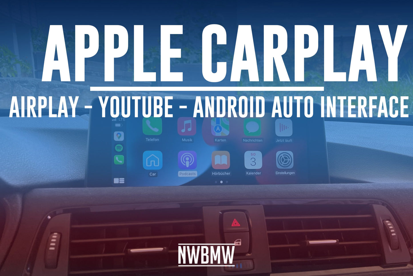 Apple Carplay / Android Auto MMI Interface für BMW F & E-Modelle