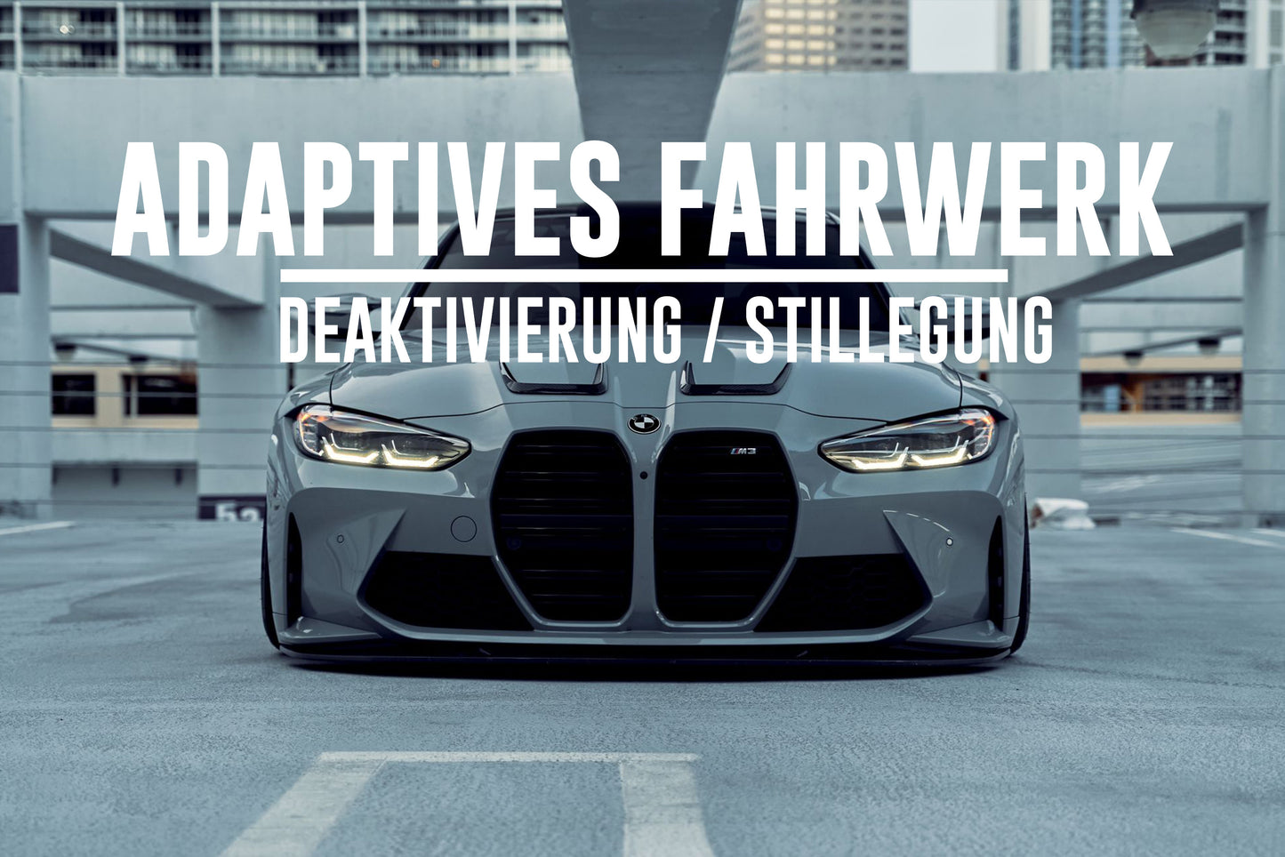 Deaktivierung / Stilllegung adaptives M-Sportfahrwerk | elektrische Dämpfer für BMW & MINI (SA 2VF / SA223)