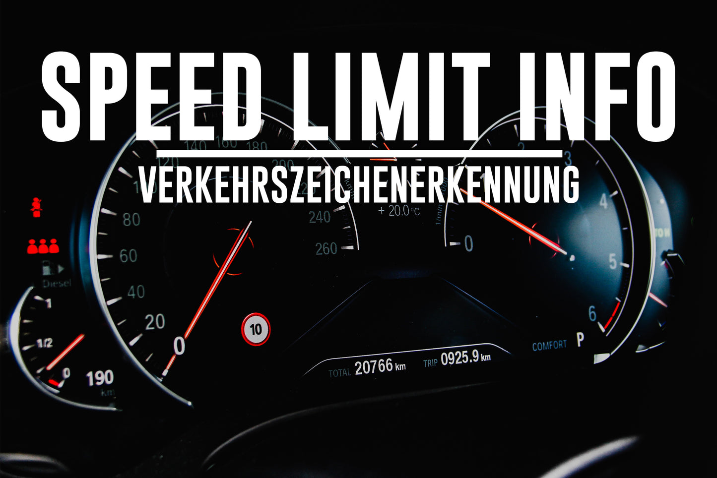 Nachrüstung Speed Limit Info (SLI) / Verkehrszeichenerkennung F & G-Modelle