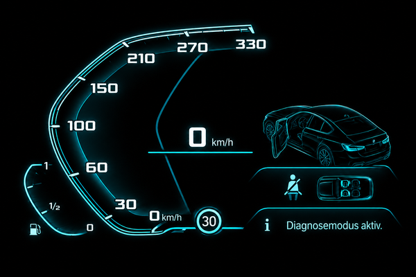 Tachoerweiterung auf 330 km/h für BMW G-Modelle