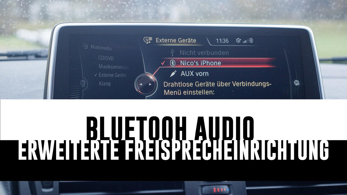Aktivierung Bluetooth Audio / Erweiterte Freisprecheinrichtung